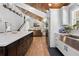 Bright kitchen with marble countertops, stainless steel appliances, breakfast bar and open floor plan at 13700 Sw 108Th Ln, Dunnellon, FL 34432