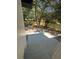 Backyard with a new wooden fence and concrete patio offers privacy and relaxation at 601 Lantern Ln, Orange City, FL 32763