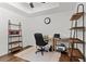 Office space with adjustable shelves, desk, computer and printer at 9783 Sw 206Th Court Rd, Dunnellon, FL 34431