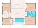 Upstairs floor plan with multiple bedrooms, bathrooms, and a bonus room at 1382 Heritage Landings Dr, Lakeland, FL 33805