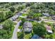 A neighborhood street view showcasing the tree-lined street and manicured lawn at 8596 Sw 108Th Place Rd, Ocala, FL 34481