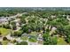 The aerial view shows a home nestled among lush greenery, complete with mature trees and adjacent to well-maintained roads at 801 Nw 16Th Ct, Ocala, FL 34475