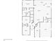 Floorplan displaying layout with kitchen, primary bedroom, laundry room, and garage at 3315 Dzuro Dr, Oxford, FL 34484