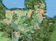 Community map showcasing lakes, walking trails, schools, a golf preserve, and dog parks in a park-like setting at 3311 Grande Heron Dr, St Cloud, FL 34773