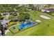 Aerial view of the community playground, a fun-filled space for to play at 3612 Northwoods Dr, Kissimmee, FL 34746