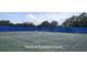 Enjoy tennis and pickleball on the community courts surrounded by trees and lush landscaping at 3612 Northwoods Dr, Kissimmee, FL 34746