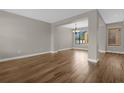 Spacious dining room with hardwood floors and natural light at 4014 Sunburst View Cir, Kissimmee, FL 34746