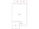Simple floor plan showing square footage and layout of the house at 30126 Sandbunker Ln, Sorrento, FL 32776