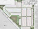 Aerial view of the community highlighting lot locations, amenities, and neighborhood layout at 2034 Babbling Brook Blvd, Auburndale, FL 33823