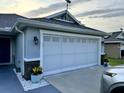 Close up of the garage door highlighting exterior paint at 10470 Sw 132Nd Ct, Dunnellon, FL 34432