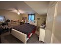 Comfortable bedroom with tiled floors, a ceiling fan and natural light at 2094 Penn Dr, Deland, FL 32724