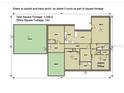 Detailed floor plan showcases the layout, including office space and total square footage at 733 S Clayton Ave, Lakeland, FL 33801