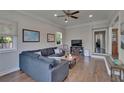 Comfortable living room featuring hardwood floors and plenty of space to relax at 733 S Clayton Ave, Lakeland, FL 33801