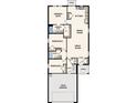 Detailed floor plan showcasing the layout of this three-bedroom home with open-concept living areas at 1222 Chester Ave, Haines City, FL 33844