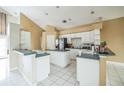 Spacious kitchen with island and ample counter space at 388 Hampton Hills Ct, Debary, FL 32713