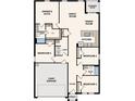 Detailed floor plan showcasing the layout of this home, including bedrooms, kitchen, and living spaces at 12979 Se 53Rd Ave, Belleview, FL 34420