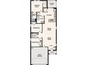 Well-designed floor plan featuring a great room, kitchen, owner's suite, and two-bay garage at 2012 Golden Beak Dr, Eagle Lake, FL 33839