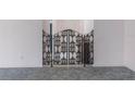 Entryway featuring unique decorative ironwork detail at 10 Juniper Dr, Ormond Beach, FL 32176