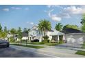 New homes in a charming community with lush landscaping and tree-lined streets at 1281 Champions Dr, Daytona Beach, FL 32124