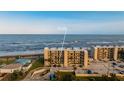 Aerial view of Ocean House condo building, highlighting unit 102B location at 2222 Ocean Shore Blvd # 102B, Ormond Beach, FL 32176