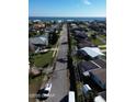 Oceanfront neighborhood view, showing homes and streets at 105 Barrier Isle Dr, Ormond Beach, FL 32176