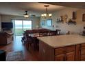 Combined dining and living room with ocean view at 2750 Ocean Shore Blvd # 4, Ormond Beach, FL 32176