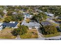 An aerial view of the property nestled in a serene neighborhood, with nearby community amenities at 1705 Cordova Ave, Daytona Beach, FL 32117