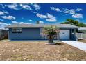 Charming single-story home with a garage and a well-maintained front yard with a palm tree at 30 Azalea Dr, Ormond Beach, FL 32176