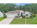 Attractive single-Gathering home with a manicured lawn, elegant landscaping, and an attached two-car garage at 11616 Sw 75Th Cir, Ocala, FL 34476