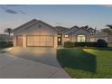 One-story house with a two-car garage and well-manicured lawn at 11038 Se 170Th Lane Rd, Summerfield, FL 34491