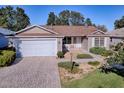 Single-story home with a paved driveway and landscaped front yard at 16914 Se 96Th Chapelwood Cir, The Villages, FL 32162