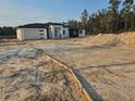 Modern two-story home with attached garage and driveway at 39817 Forest Dr, Eustis, FL 32736