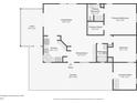Detailed floor plan showcasing the layout of the home, including room dimensions and key features at 12 Hilly Way, Fruitland Park, FL 34731