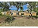 House exterior showcasing a two-story home with mature trees at 30629 Alder Ave, Eustis, FL 32736