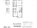 Second floor plan featuring 2 bedrooms, 2 bathrooms, and optional spa features at 16914 Hamlin Oasis Loop, Winter Garden, FL 34787