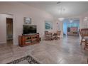 Casual dining area with wood table and chairs, near kitchen at 1218 Augustine Dr, The Villages, FL 32159