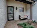 Charming front porch with seating area, perfect for relaxing at 1235 Avenida De Las Casas, The Villages, FL 32159