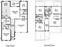 Two-story house floor plan, showcasing a spacious layout and large rooms at 5155 Firebush Dr, Apopka, FL 32712