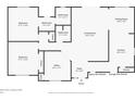 Detailed floor plan showcasing the layout of the home, including bedrooms, bathrooms, living areas, and dimensions at 33352 Fountain Ln, Leesburg, FL 34788