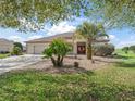 Beautiful home exterior featuring lush landscaping and a meticulously maintained yard at 12886 Se 97Th Terrace Rd, Summerfield, FL 34491