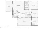 Detailed floorplan showcasing the layout of a home with a lanai, living room, and primary bedroom at 11 Orangewood Dr, Fruitland Park, FL 34731