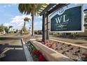 West Lucaya Village Resort entrance sign with landscaping at 8988 Silver Pl, Kissimmee, FL 34747