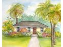 Charming yellow house with landscaping and palm trees at 15323 Sw 25Th Pl, Ocala, FL 34482