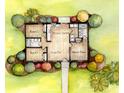 One-story floor plan with 3 bedrooms and open living area at 15323 Sw 25Th Pl, Ocala, FL 34482