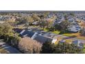 Aerial view of a quiet neighborhood with mature trees and well-maintained homes in a peaceful setting at 2507 Caribe Dr, The Villages, FL 32162