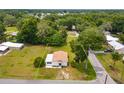 Property view from above showing house and surrounding area at 324 N York St, Bushnell, FL 33513