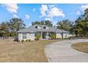 Charming single-story home features a circular drive and well-maintained landscaping at 24429 Adair Ave, Sorrento, FL 32776