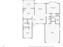 A detailed floor plan illustrating the layout of the home including room dimensions, and flow at 12455 Se 92Nd Ter, Summerfield, FL 34491