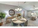Comfortable dining area with modern decor and plenty of natural light at 3218 Woodridge Dr, The Villages, FL 32162