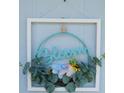 Front door decoration with flowers and 'bloom' text at 1846 Fruitland Park Blvd, Fruitland Park, FL 34731